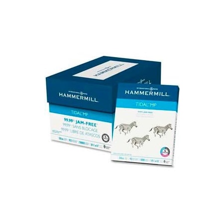 Hammermill Copy Paper - Hammermill Tidal 162008 - 8-1/2" x 11" - 20 lb - White - 5000 Sheets/Carton 162008